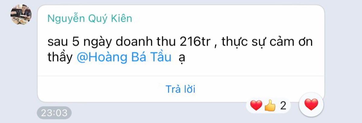 216 triệu sau 5 ngày